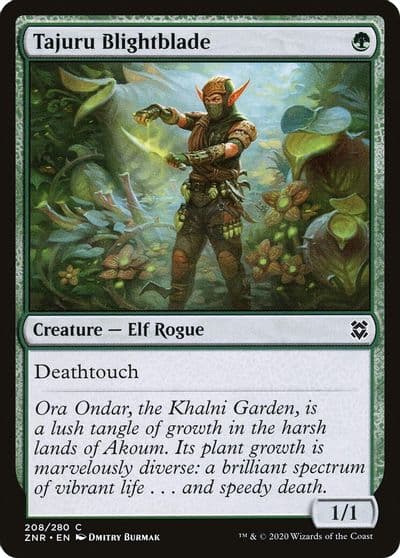 Tajuru Blightblade Zendikar Rising Magic card