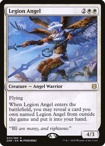 Legion Angel Zendikar Rising Magic card