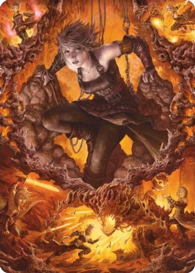 Nahiri Heir of the Ancients Art Card 4 81 Art Series: Zendikar Rising Magic card