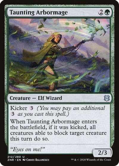 Taunting Arbormage Zendikar Rising Magic card