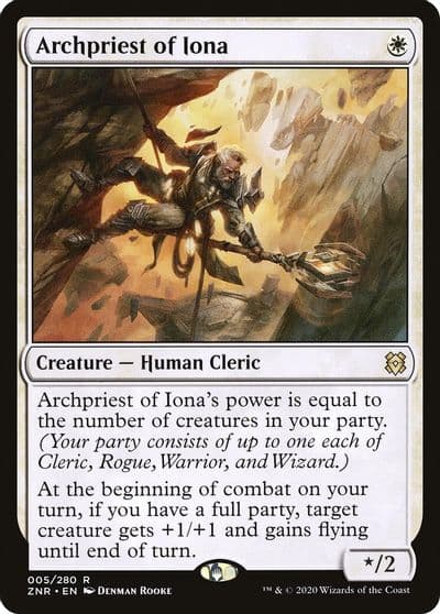 Archpriest of Iona Zendikar Rising Magic card