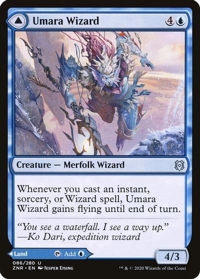 Umara Wizard Zendikar Rising Magic card