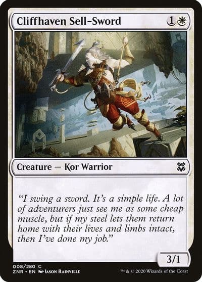 Cliffhaven Sell Sword Zendikar Rising Magic card