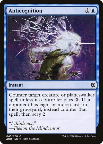Anticognition Zendikar Rising Magic card