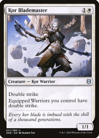 Kor Blademaster Zendikar Rising Magic card