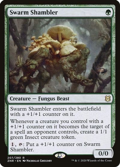 Swarm Shambler Zendikar Rising Magic card
