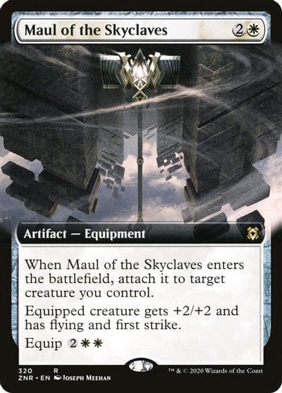 Maul of the Skyclaves Extended Art Zendikar Rising Magic card