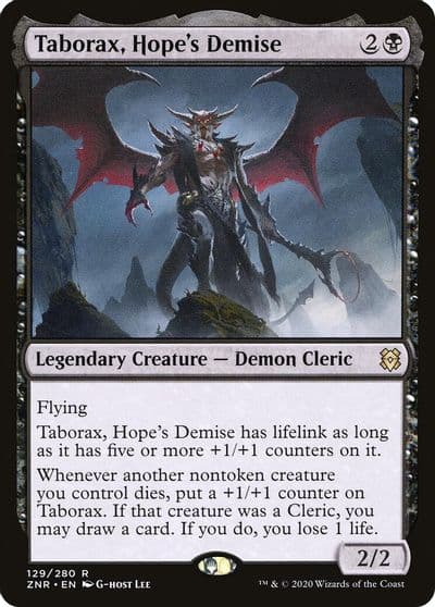 Taborax Hopes Demise Zendikar Rising Magic card