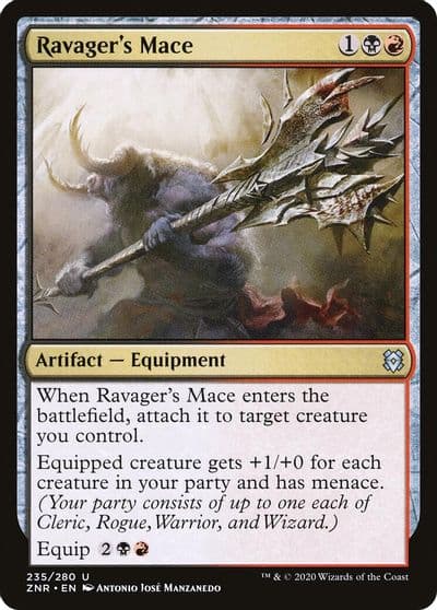 Ravagers Mace Zendikar Rising Magic card