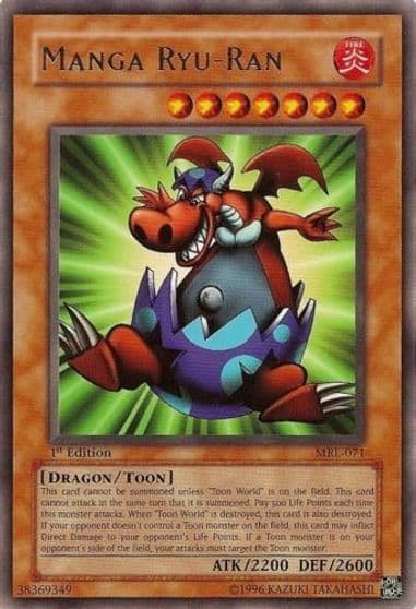 Manga Ryu Ran Magic Ruler Yu-Gi-Oh! card