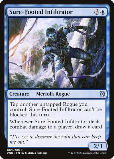 Sure Footed Infiltrator Zendikar Rising Magic card