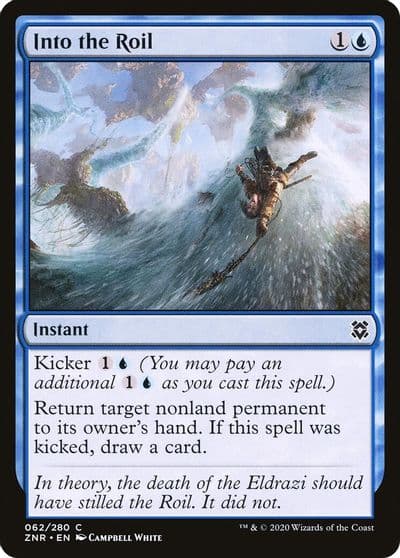 Into the Roil Zendikar Rising Magic card