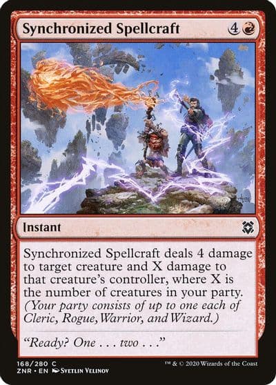 Synchronized Spellcraft Zendikar Rising Magic card