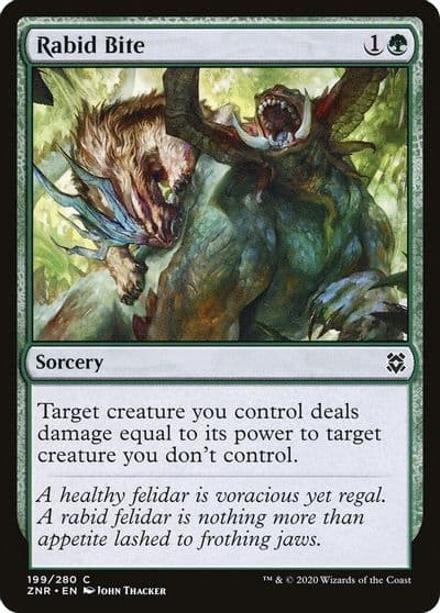 Rabid Bite Zendikar Rising Magic card