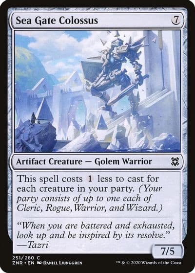 Sea Gate Colossus Zendikar Rising Magic card
