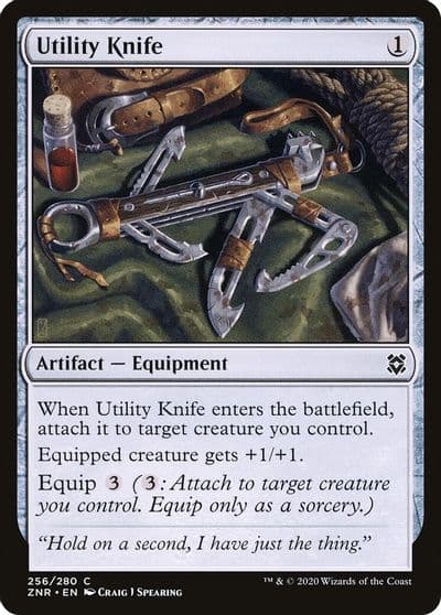 Utility Knife Zendikar Rising Magic card