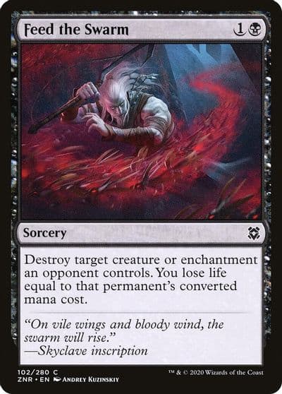 Feed the Swarm Zendikar Rising Magic card