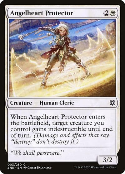 Angelheart Protector Zendikar Rising Magic card