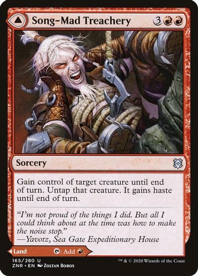 Song Mad Treachery Zendikar Rising Magic card
