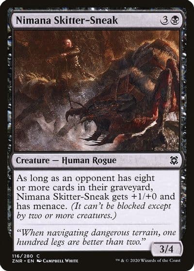 Nimana Skitter Sneak Zendikar Rising Magic card