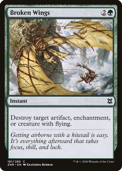 Broken Wings Zendikar Rising Magic card