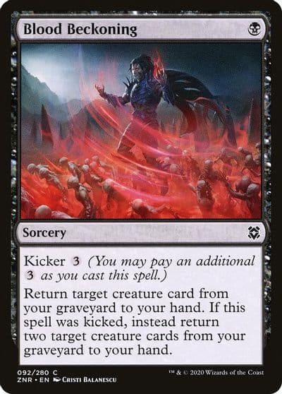 Blood Beckoning Zendikar Rising Magic card
