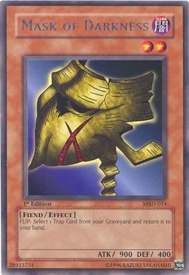 Mask of Darkness Metal Raiders Yu-Gi-Oh! card