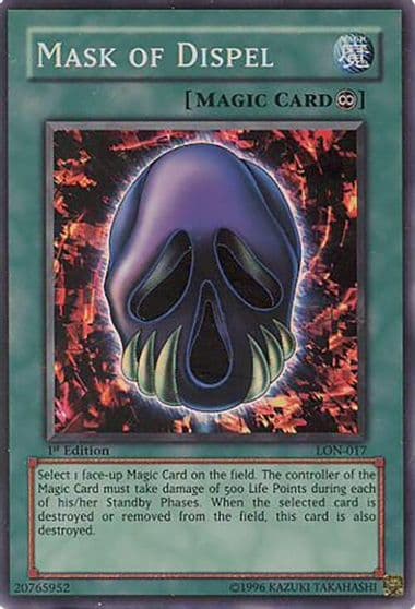 Mask of Dispel Labyrinth of Nightmare Yu-Gi-Oh! card