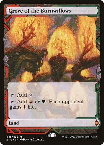 Grove of the Burnwillows Zendikar Rising Expeditions Magic card