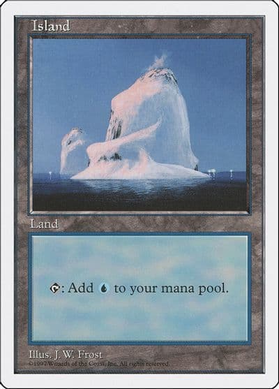 Island 437 Fifth Edition Magic card