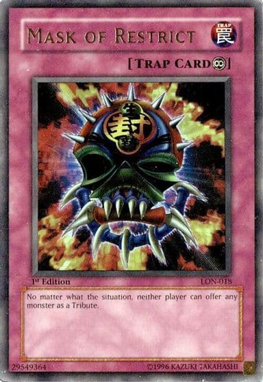 Mask of Restrict Labyrinth of Nightmare Yu-Gi-Oh! card