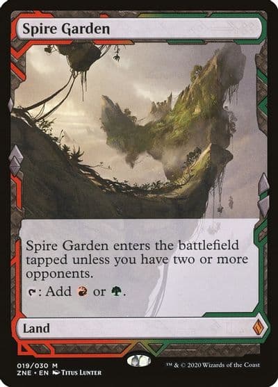 Spire Garden Zendikar Rising Expeditions Magic card