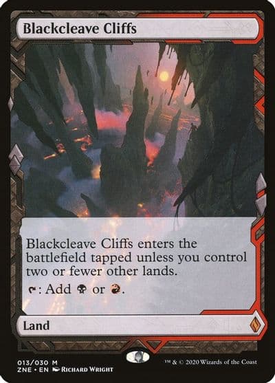 Blackcleave Cliffs Zendikar Rising Expeditions Magic card