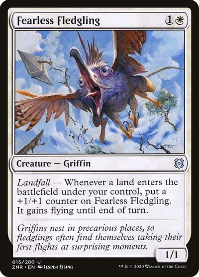 Fearless Fledgling Zendikar Rising Magic card