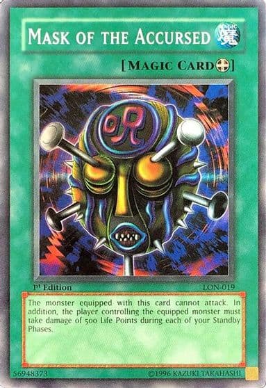 Mask of the Accursed Labyrinth of Nightmare Yu-Gi-Oh! card