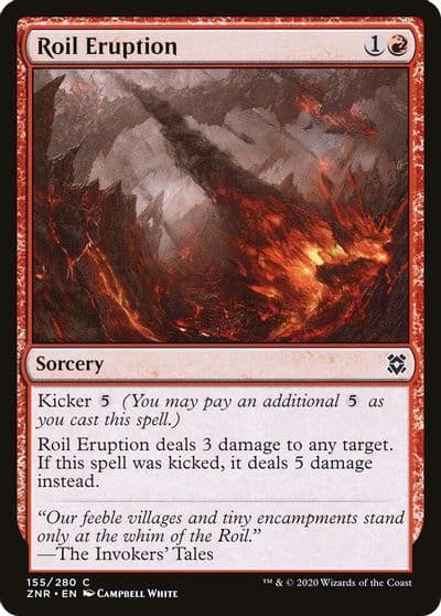 Roil Eruption Zendikar Rising Magic card