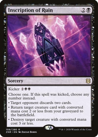Inscription of Ruin Zendikar Rising Magic card