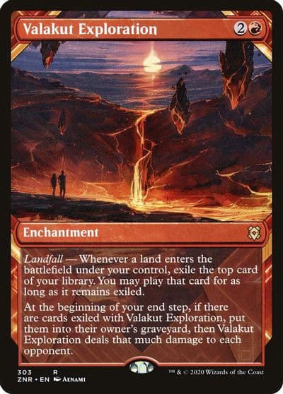 Valakut Exploration Showcase Zendikar Rising Magic card