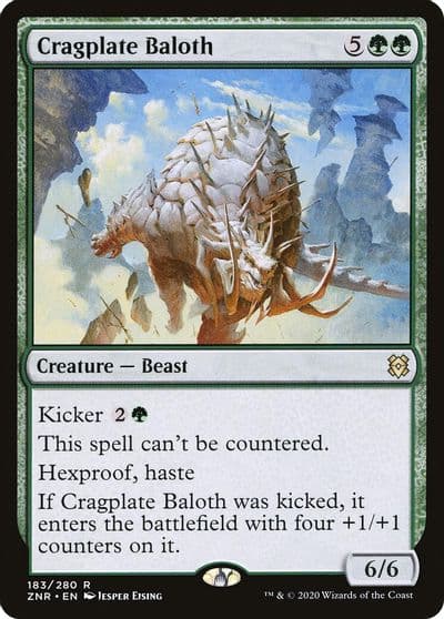 Cragplate Baloth Zendikar Rising Magic card