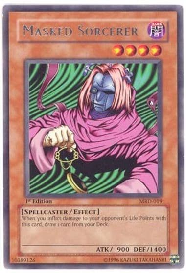 Masked Sorcerer Metal Raiders Yu-Gi-Oh! card