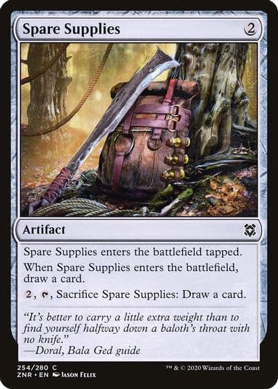 Spare Supplies Zendikar Rising Magic card