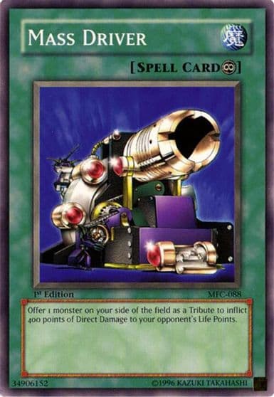 Mass Driver Magician's Force Yu-Gi-Oh! card