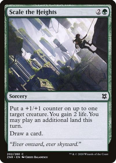Scale the Heights Zendikar Rising Magic card