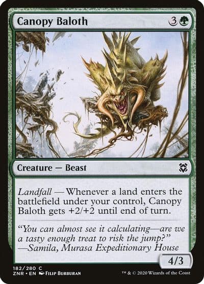 Canopy Baloth Zendikar Rising Magic card