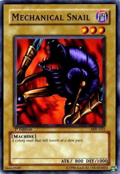 Mechanical Snail Magic Ruler Yu-Gi-Oh! card