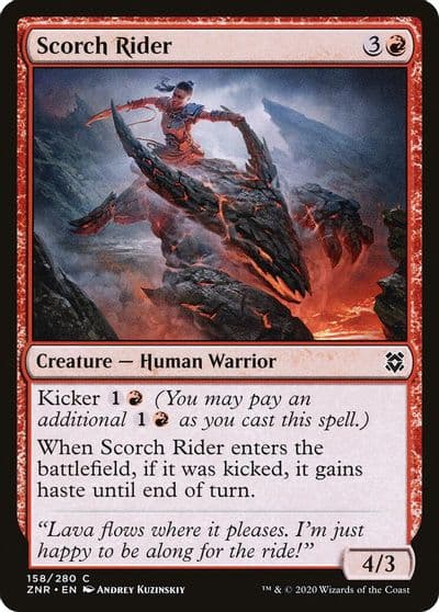 Scorch Rider Zendikar Rising Magic card