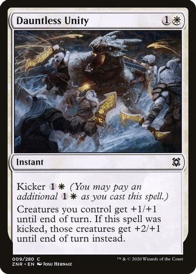 Dauntless Unity Zendikar Rising Magic card