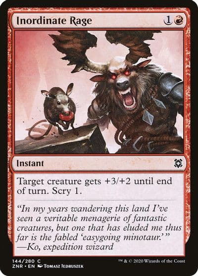 Inordinate Rage Zendikar Rising Magic card