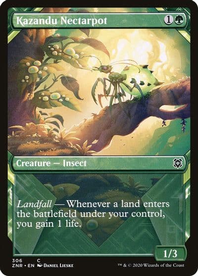 Kazandu Nectarpot Showcase Zendikar Rising Magic card