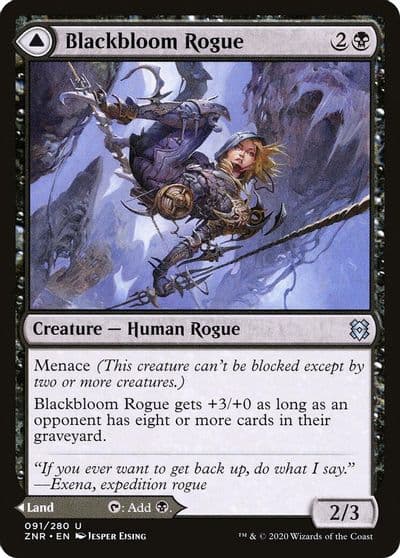 Blackbloom Rogue Zendikar Rising Magic card